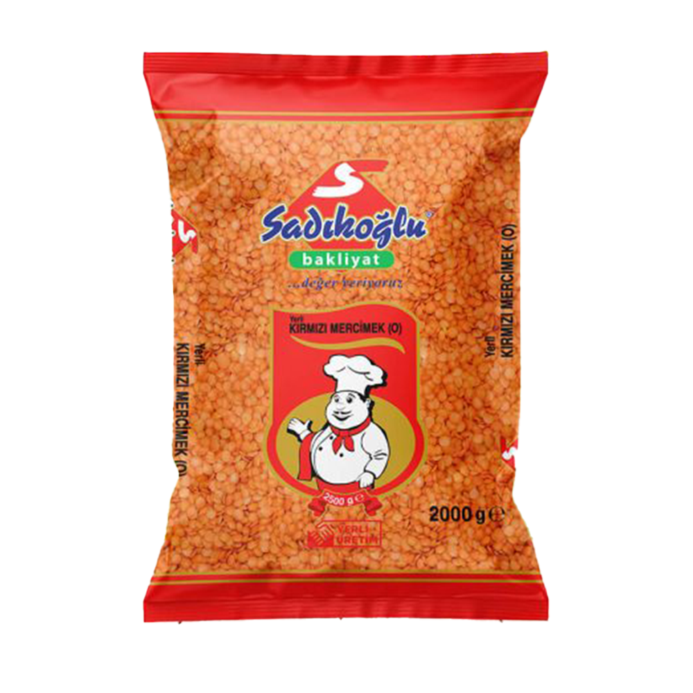 Sadıkoğlu Kırmızı Mercimek 2000 Gr