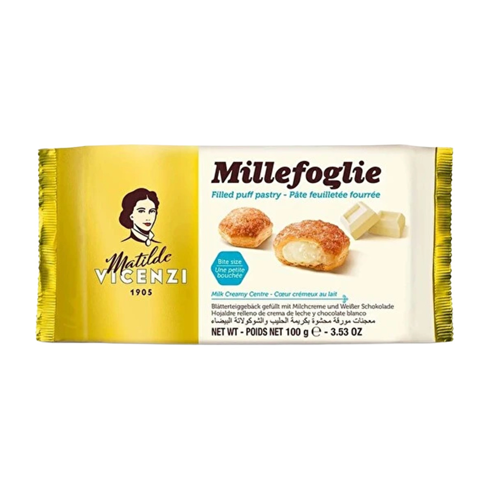 Vicenzi Milföy Beyaz Çikolatalı 100 Gr