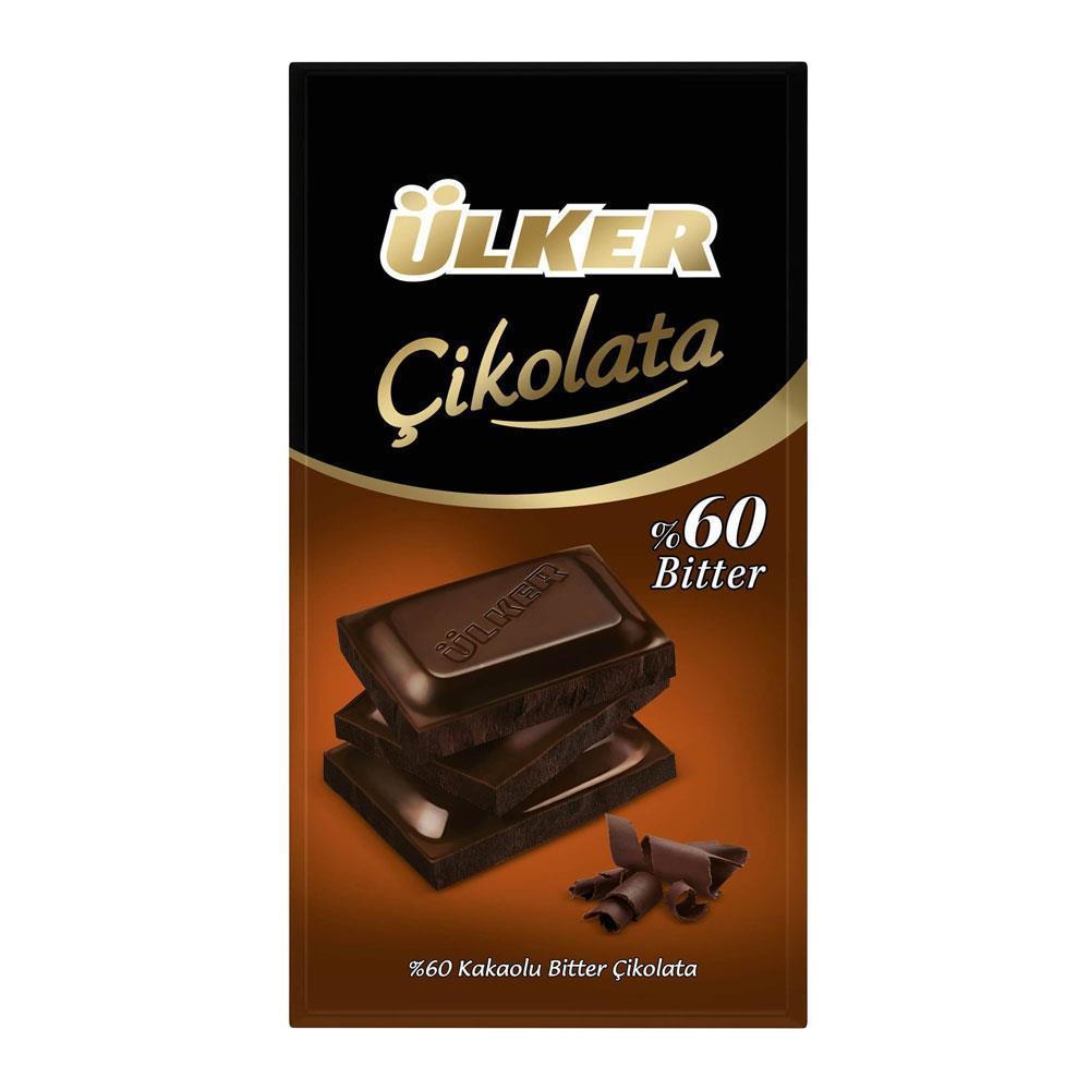 Ülker Çikolata %60 Bitter Tablet 70Gr