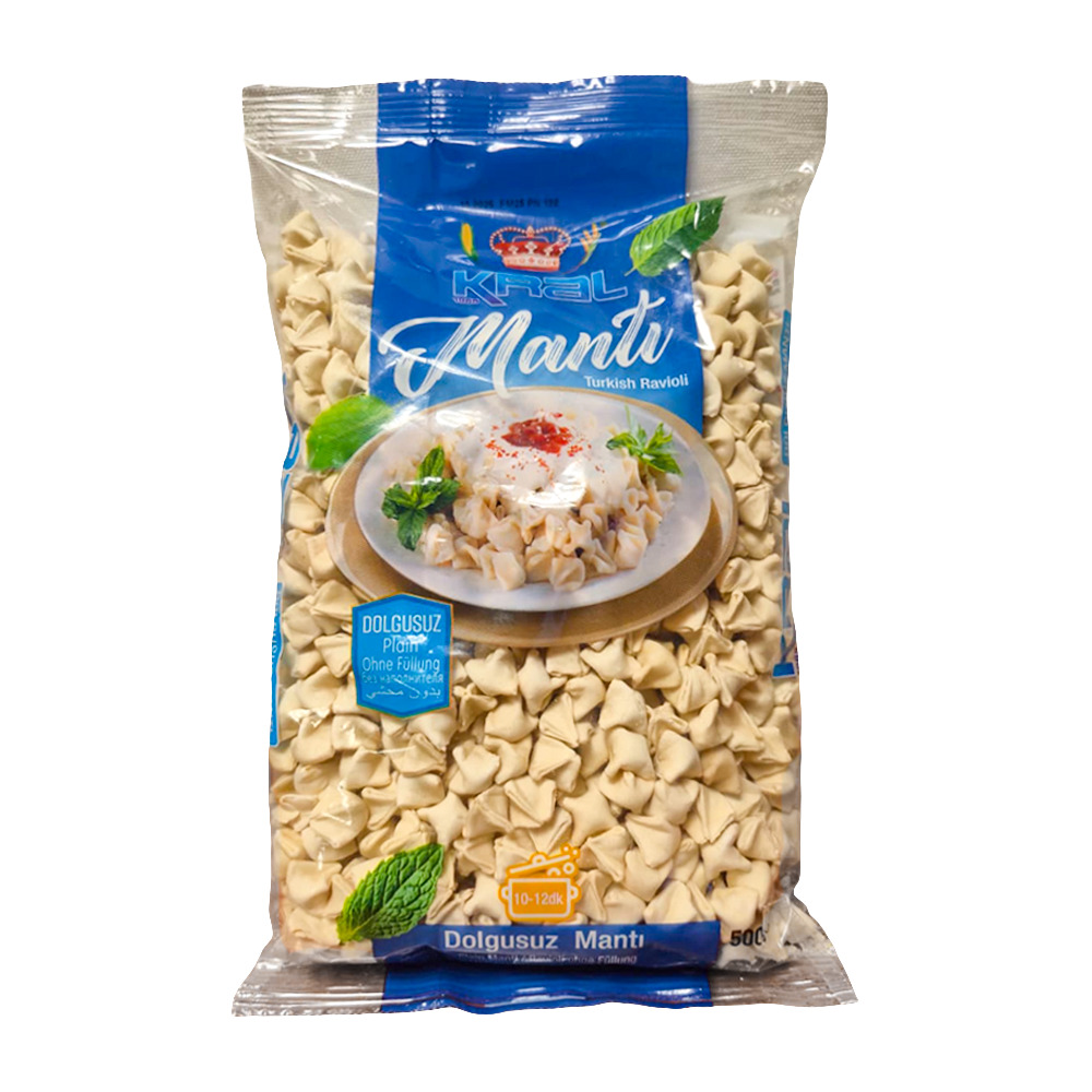 Kral Dolgusuz Mantı 500Gr