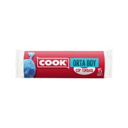 Cook Çöp Poşeti Orta Boy 55*60 Cm 7 Li