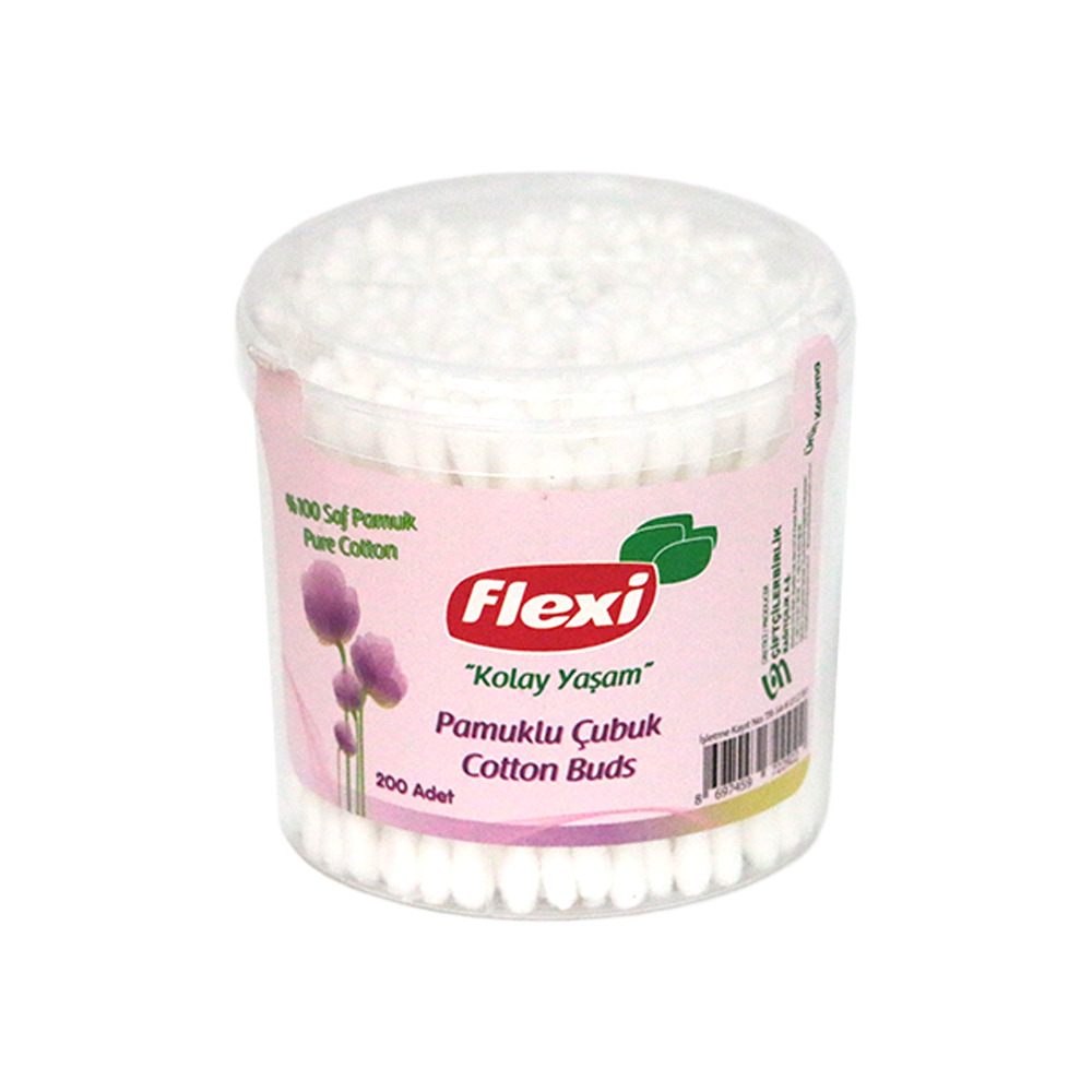 Flexi Pamuklu Çubuk 200'Lü