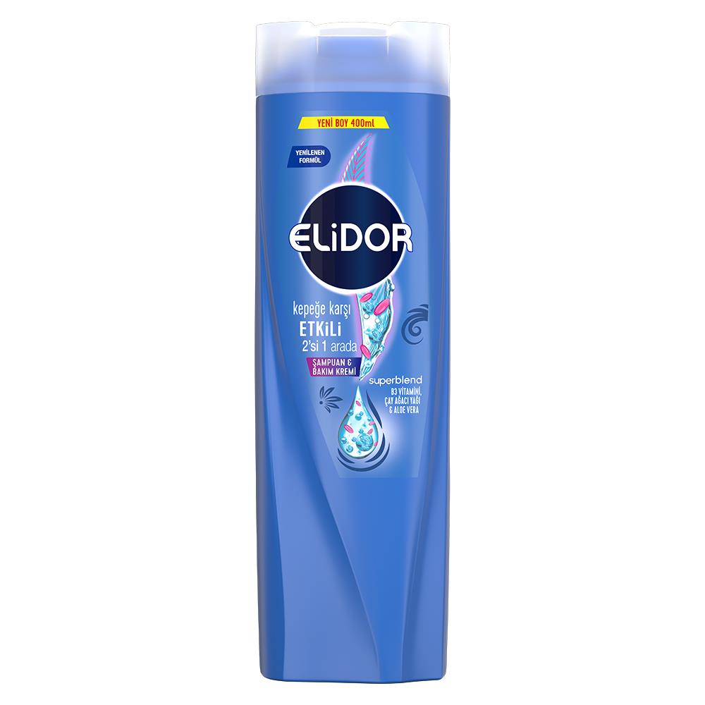 Elidor Şampuan 400Ml Kepeğe Karşı 2'si 1 Arada