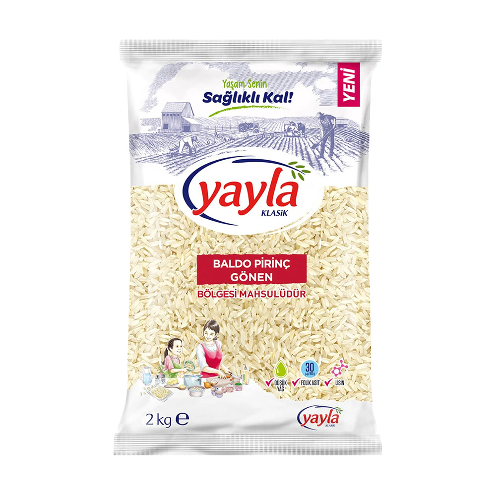 Yayla Gönen Baldo Pirinç 2000 Gr