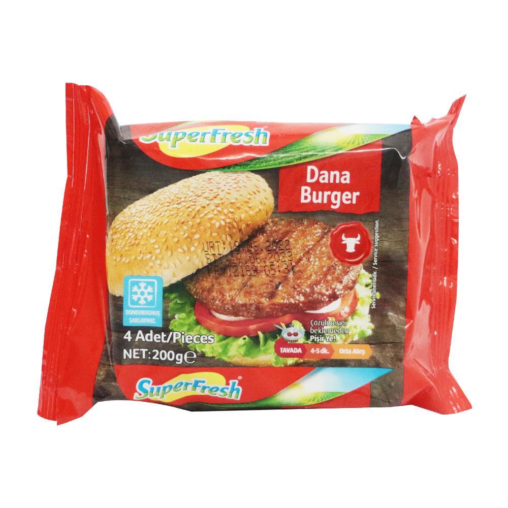 SuperFresh Dana Burger 200 Gr 4 Lu