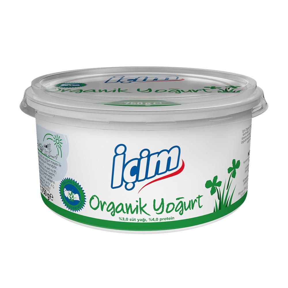 İçim Organik Yoğurt 750Gr.