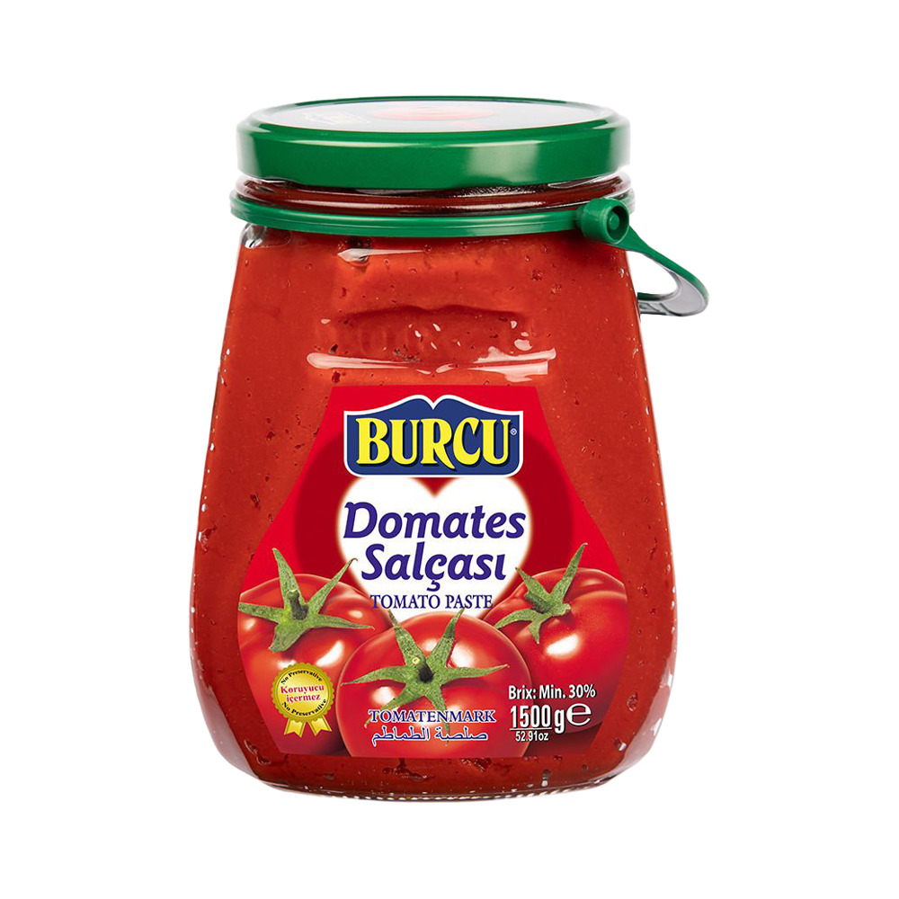 Burcu Domates Salçası Cam 1500 Gr**
