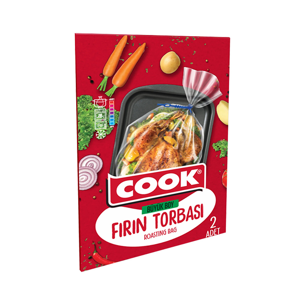 Cook Hindi Boy Fırın Torbası 2’li