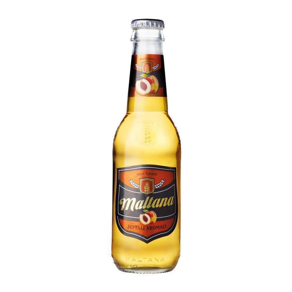 Maltana Şeftali Aromalı Malt İçeceği 250 Ml Şişe