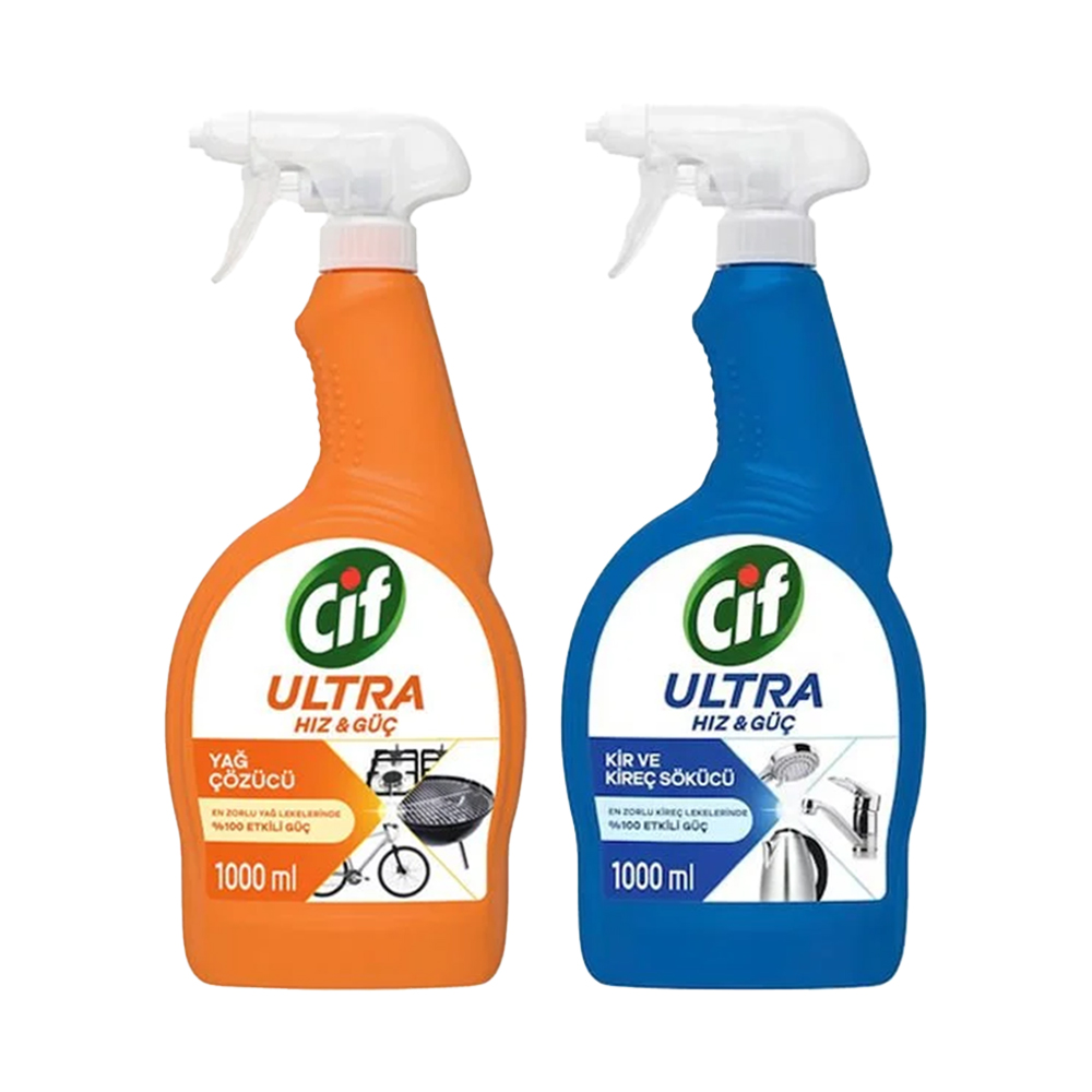 Cif Ultra Mutfak 1000ml+Banyo 1000Ml