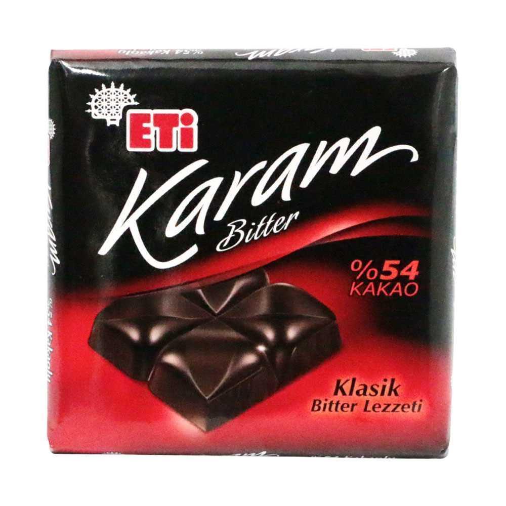Eti Karam Bitter Kare %54 kakao 60 Gr