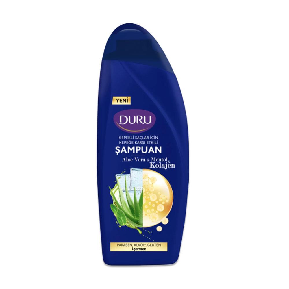 Duru Şampuan 500Ml Kepekli Saçlar Aloe Vera&Mentol Mentol