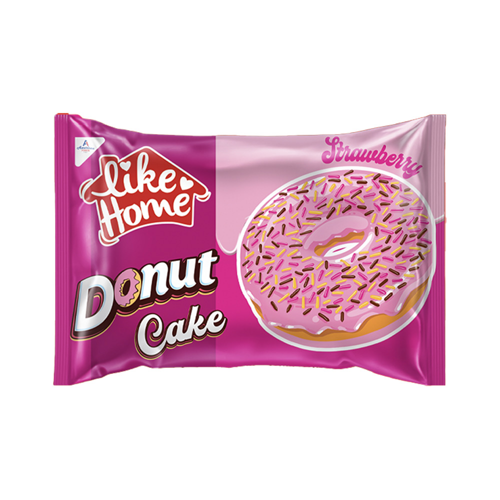 Like Home Donut Kek Çilekli 40 Gr