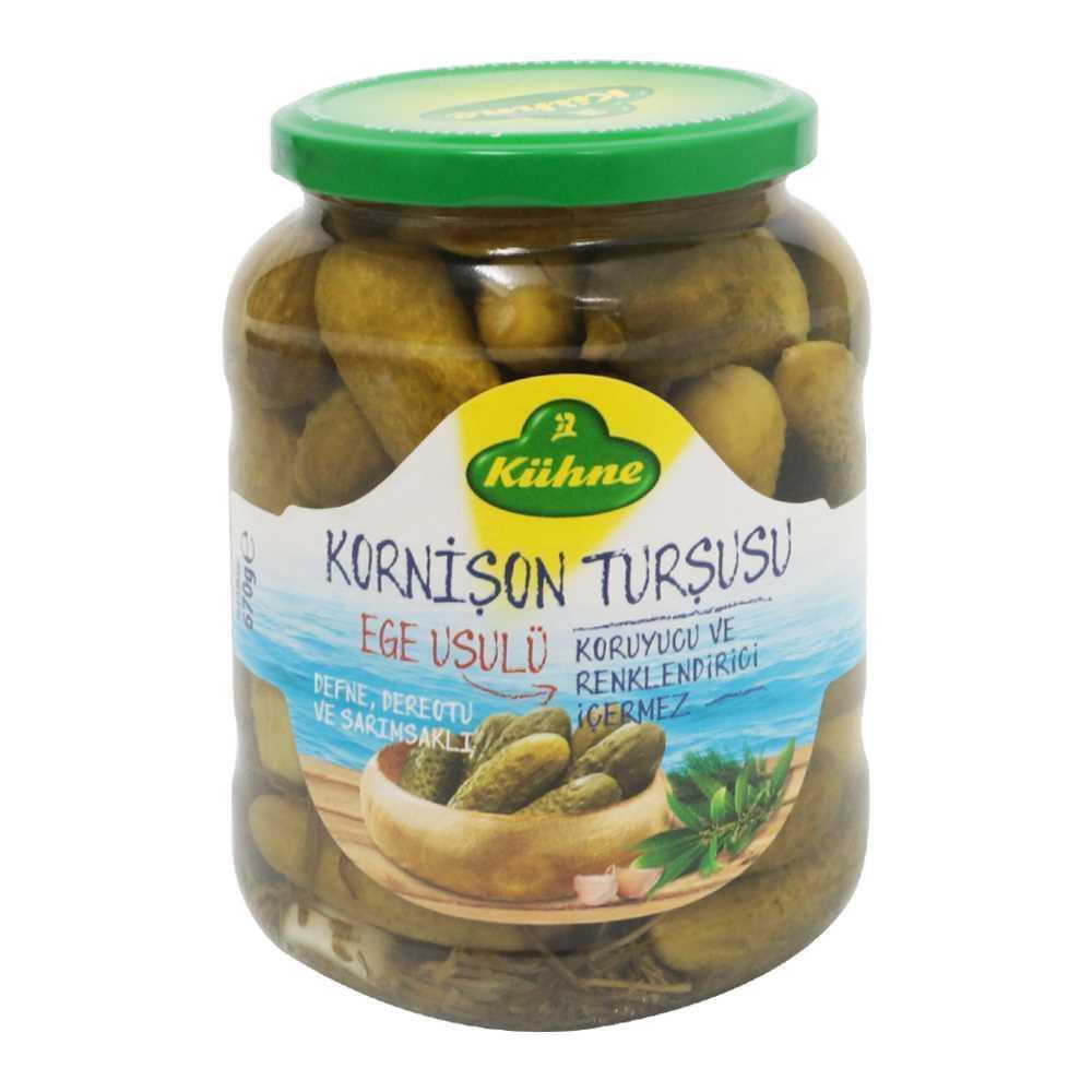 Kühne Ege Usulü Kornişon Turşusu 670Gr