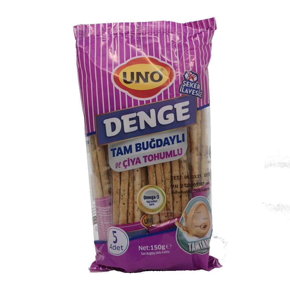 Uno Denge Tam Buğdaylı Çiya Tohıumlu Grisini 150 Gr