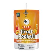 Fruit Pocket! Elma Ananas Portakal Mango Meyveli İçecek 200 Ml**