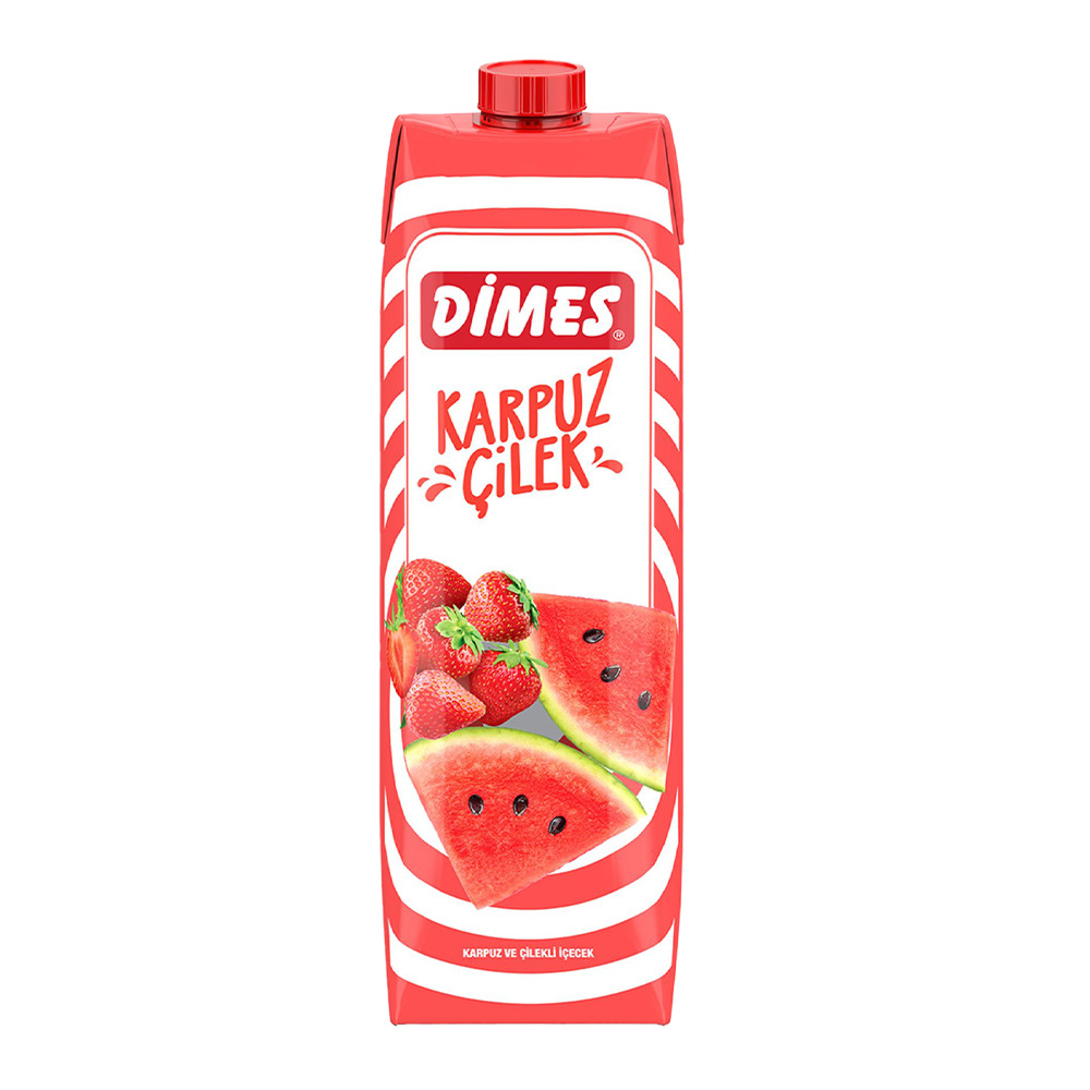 Dimes Karpuz & Çilek Aromali İçecek 1Lt