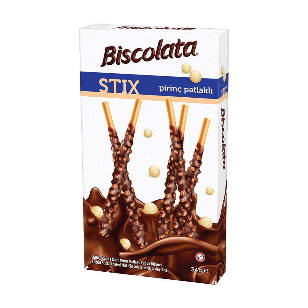 Şölen Biscolata Stıx 34 Gr Pirinc Patlaklı 