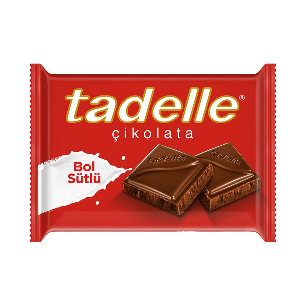 Tadelle Kare Çikolata 60 Gr Bol Sütlü