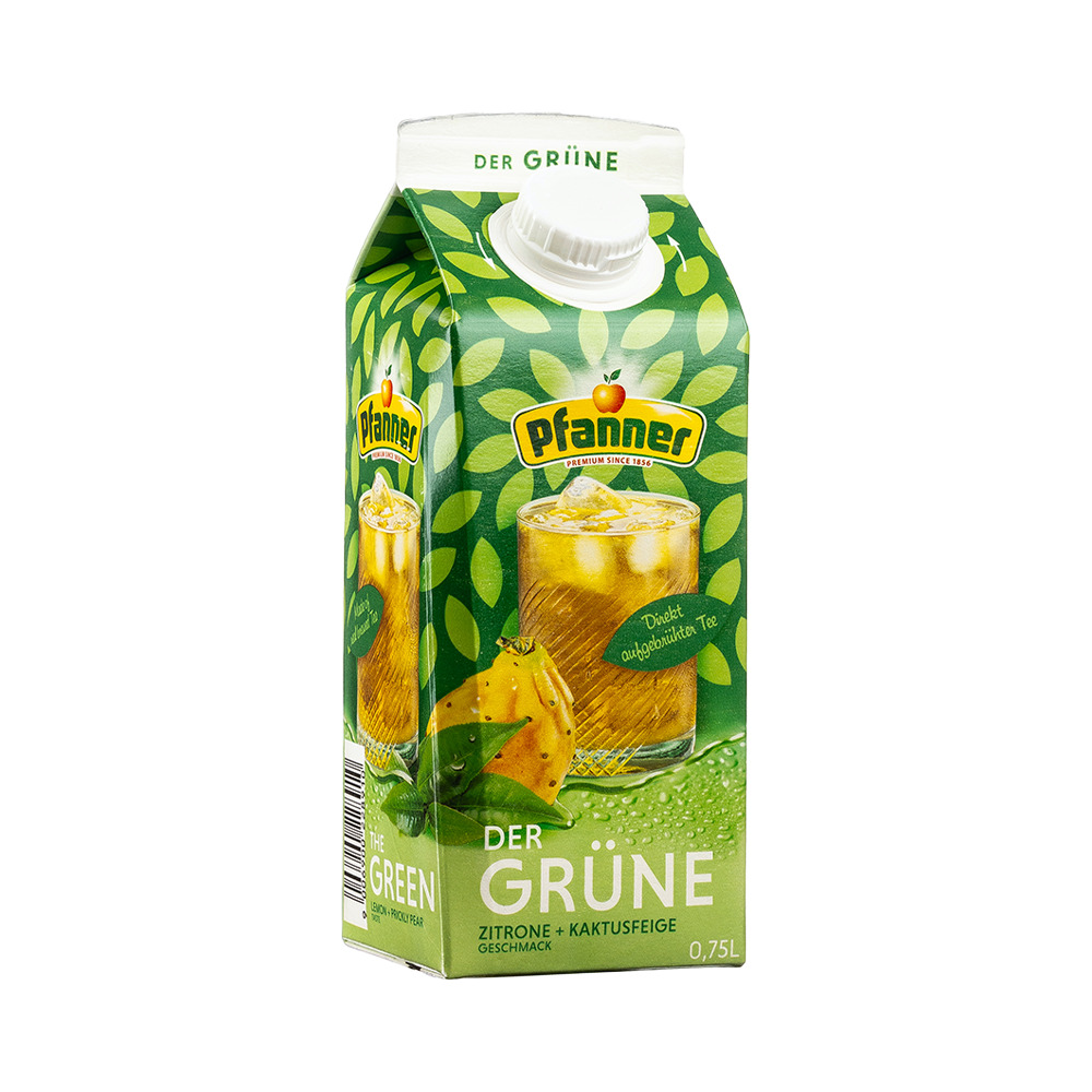 Pfanner Limon & Dikenli İncirli Buzlu Yeşil Çay 0,75 Lt