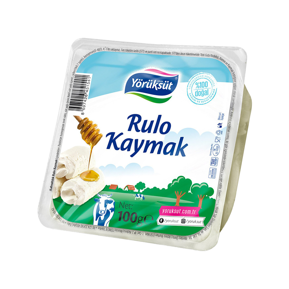 Yörüksüt Rulo Kaymak 100 Gr