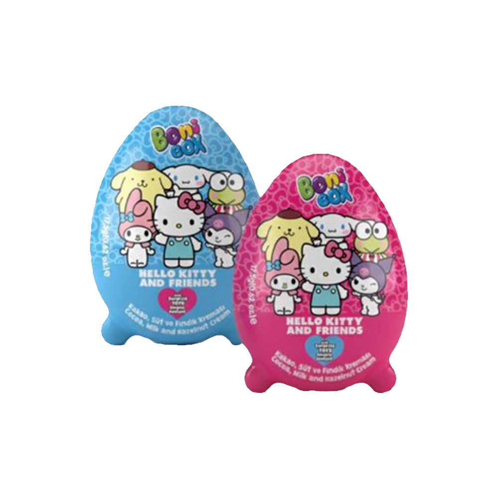 Bonibox Hello Kitty Sürpiz Yumurta Sütlü Çikolata 17,5Gr