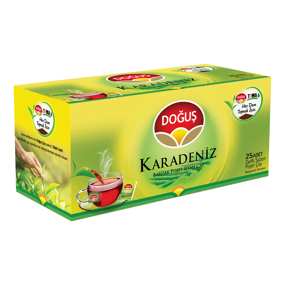 Doğuş Karadeniz Bardak Poşet Çay 25 Li
