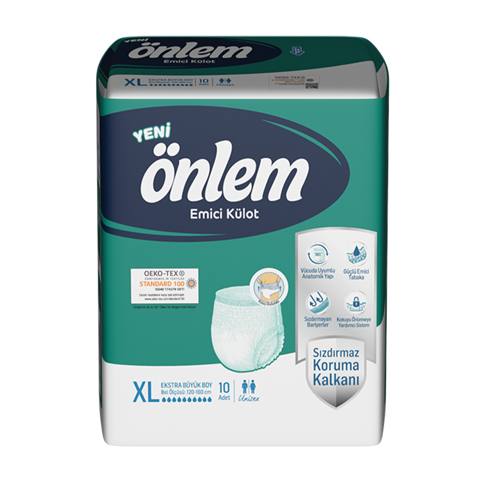 Önlem Emici Külot Hasta Bezi 10Lu Ekstra Büyük Boy**