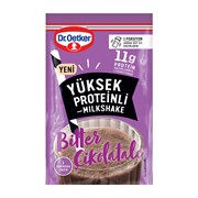 Dr Oetker Yüksek Proteinli Bitter Çikolatalı Milkshake 19 Gr