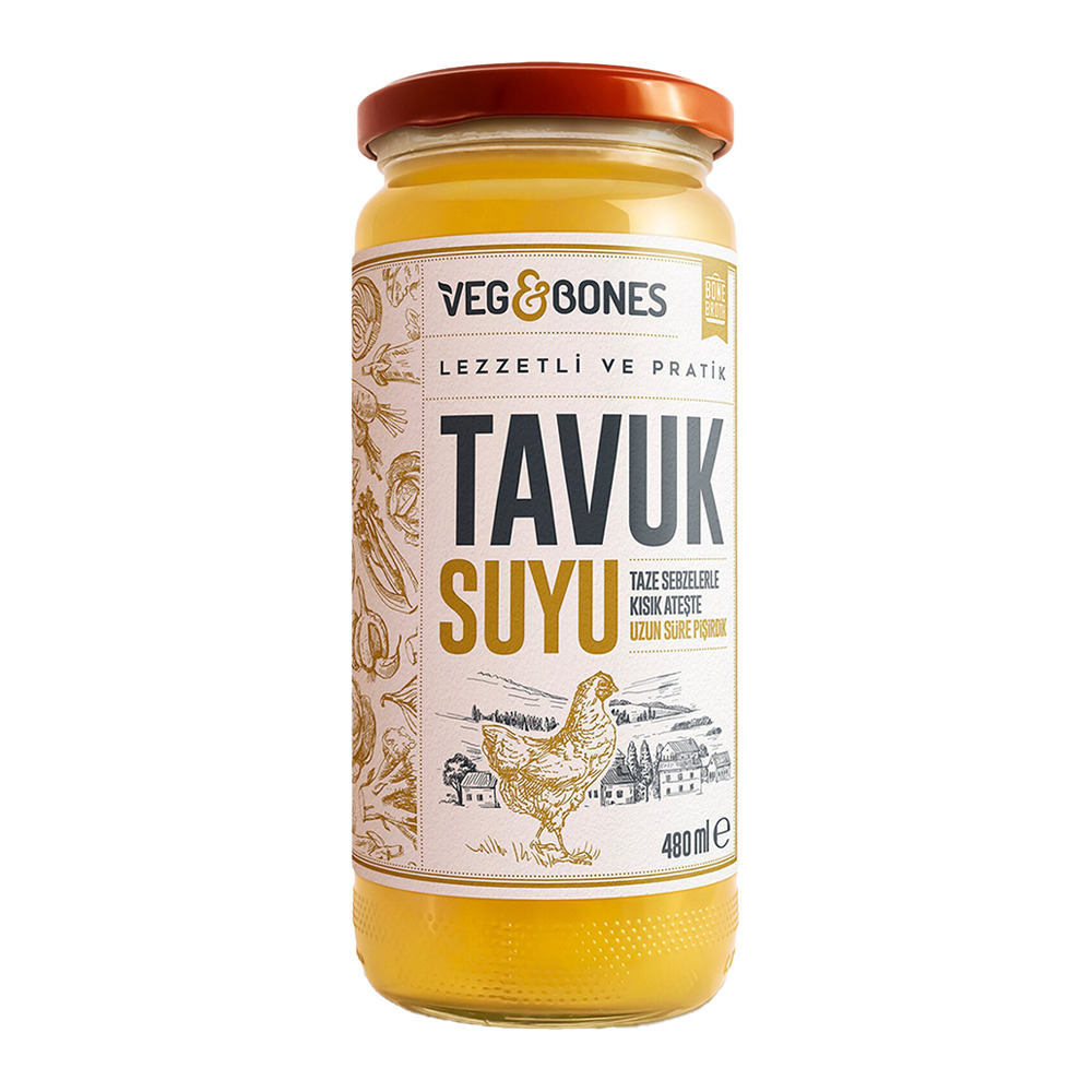 Veg&Bones Tavuk Suyu 480Ml 