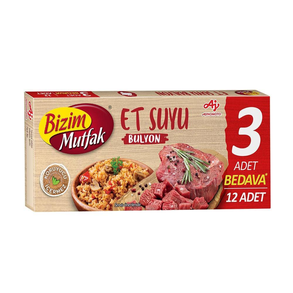 Bizim Mutfak Yerli Besi Etsu Bulyon 3'lü 120Gr