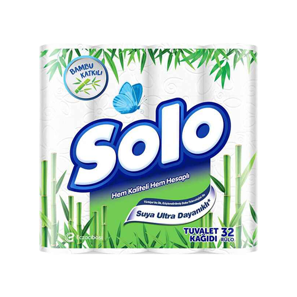 Solo Bambu Katkılı Tuvalet Kağıdı 32 Li