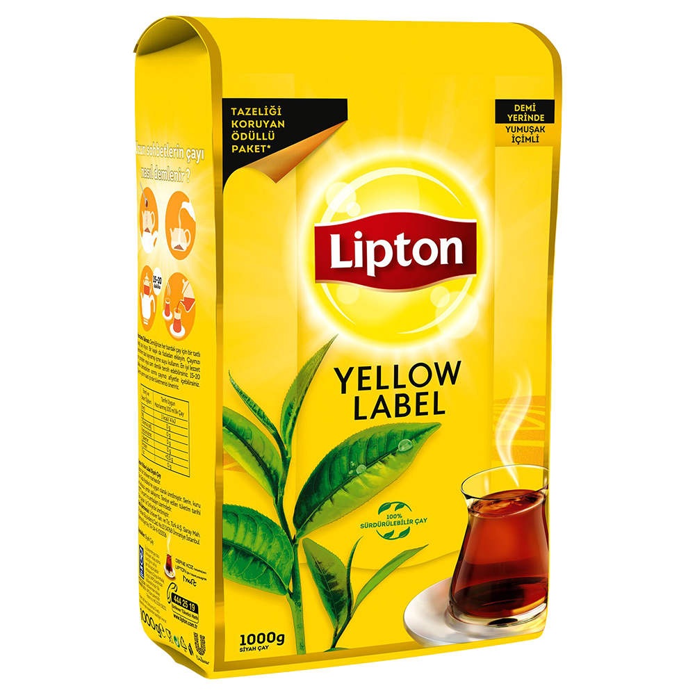 Lipton Yellow Label Siyah Çay 1000 Gr