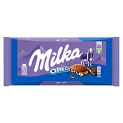 Milka Oreo Bisküvi Parçacıklı Çikolata 100 Gr Vanilya Aromalı 