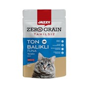 Jazzy Yaş Kedi Maması Tahılsız Yetişkin Ton Balıklı 80Gr
