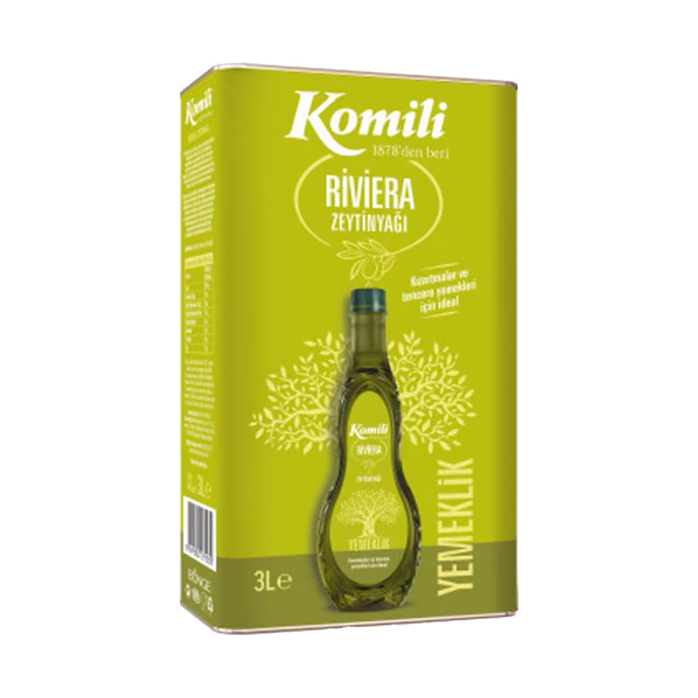 Komili Zeytinyağı Riviera 3 Lt Teneke