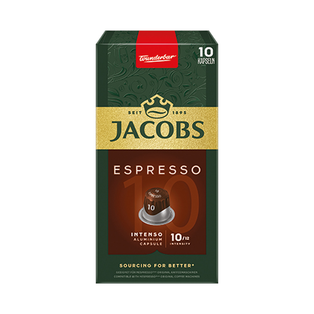 Jacobs Espresso Intenso No 10 Kapsül Kahve 52 Gr