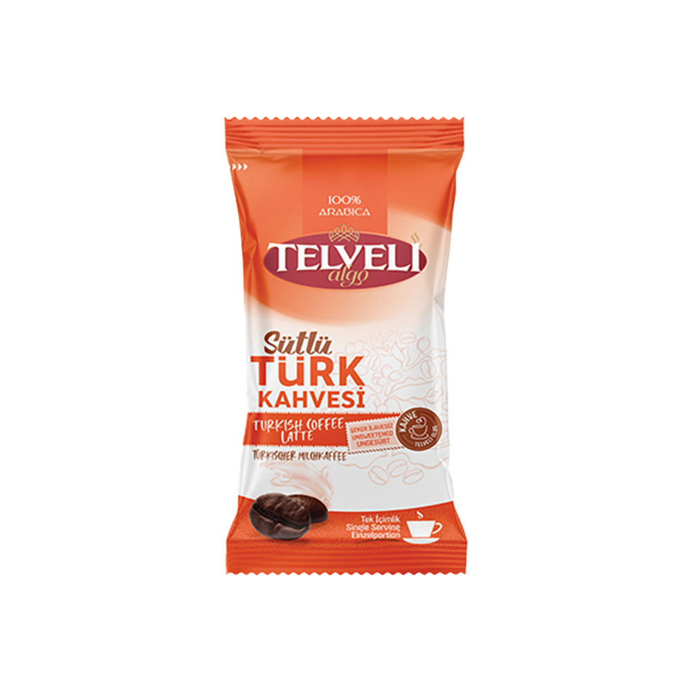 Teymur Telveli Sütlü Türk Kahvesi Şekersiz 19,5 Gr