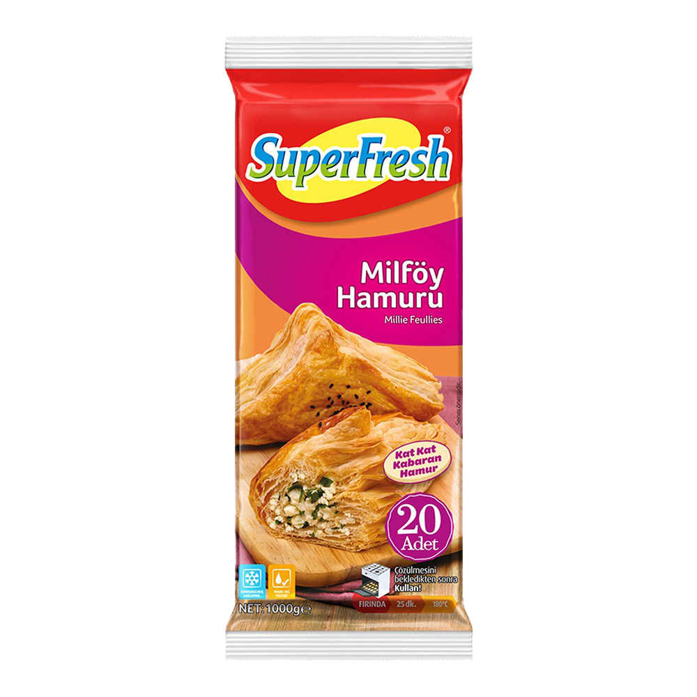 SuperFresh Milföy Hamuru 1000 Gr**