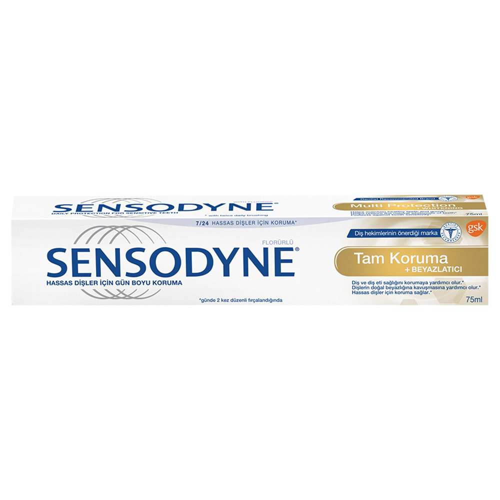 Sensodyne Diş Macunu Tam Koruma Beyazlatıcı 75Ml