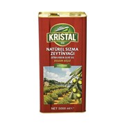 Kristal Natürel Sızma Zeytinyağı 5Lt Dolgun Güçlü
