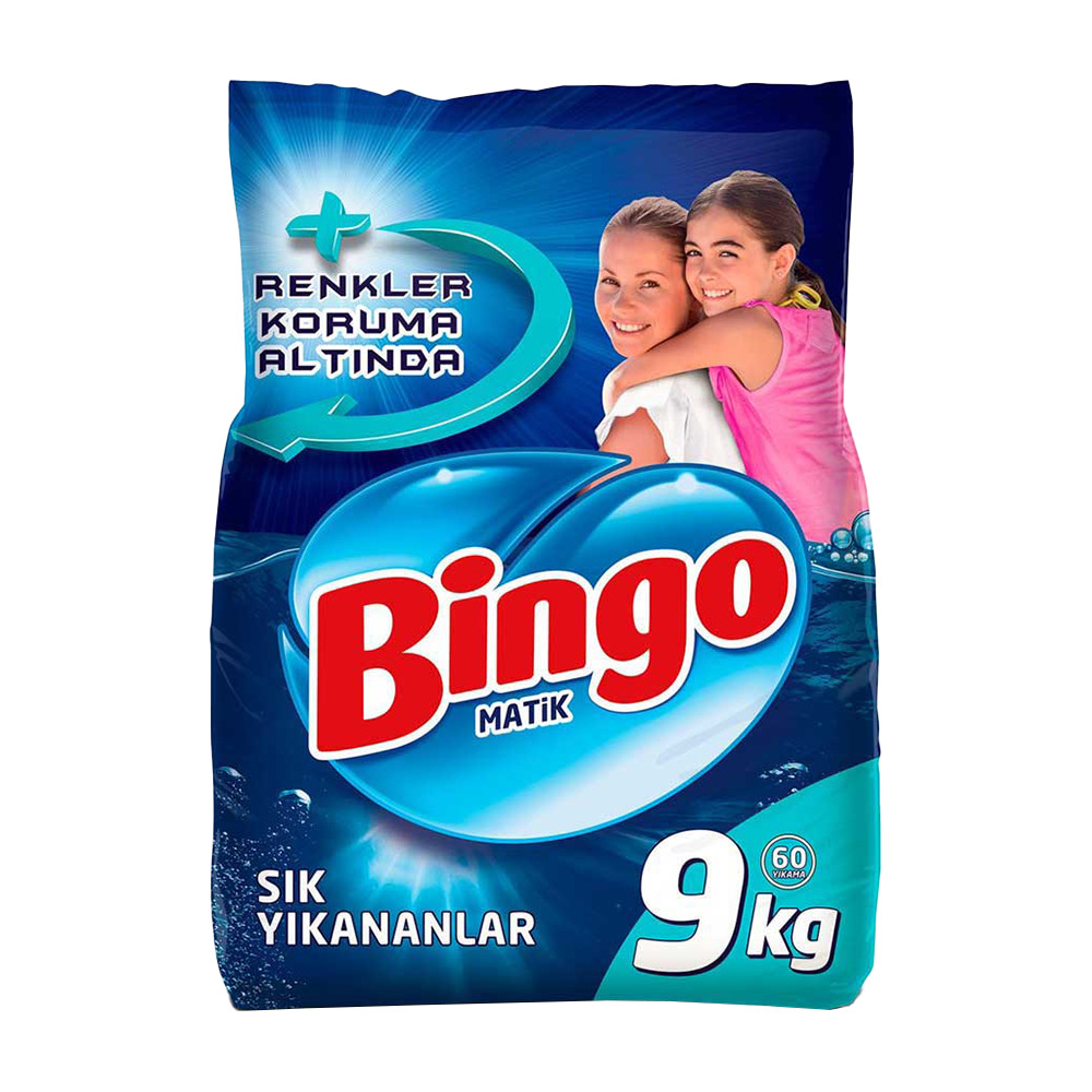 Bingo Matik 9 Kg Sık Yıkanalar