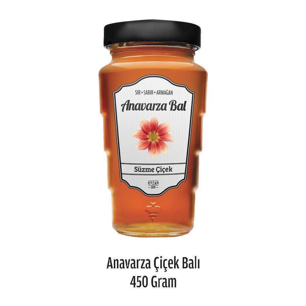 Anavarza Çiçek Bal 450 Gr Cam.