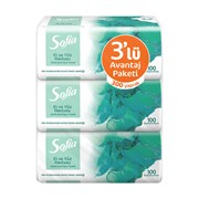 Sofia El Ve Yüz Havlusu Avantaj Paket 3x100'Lü