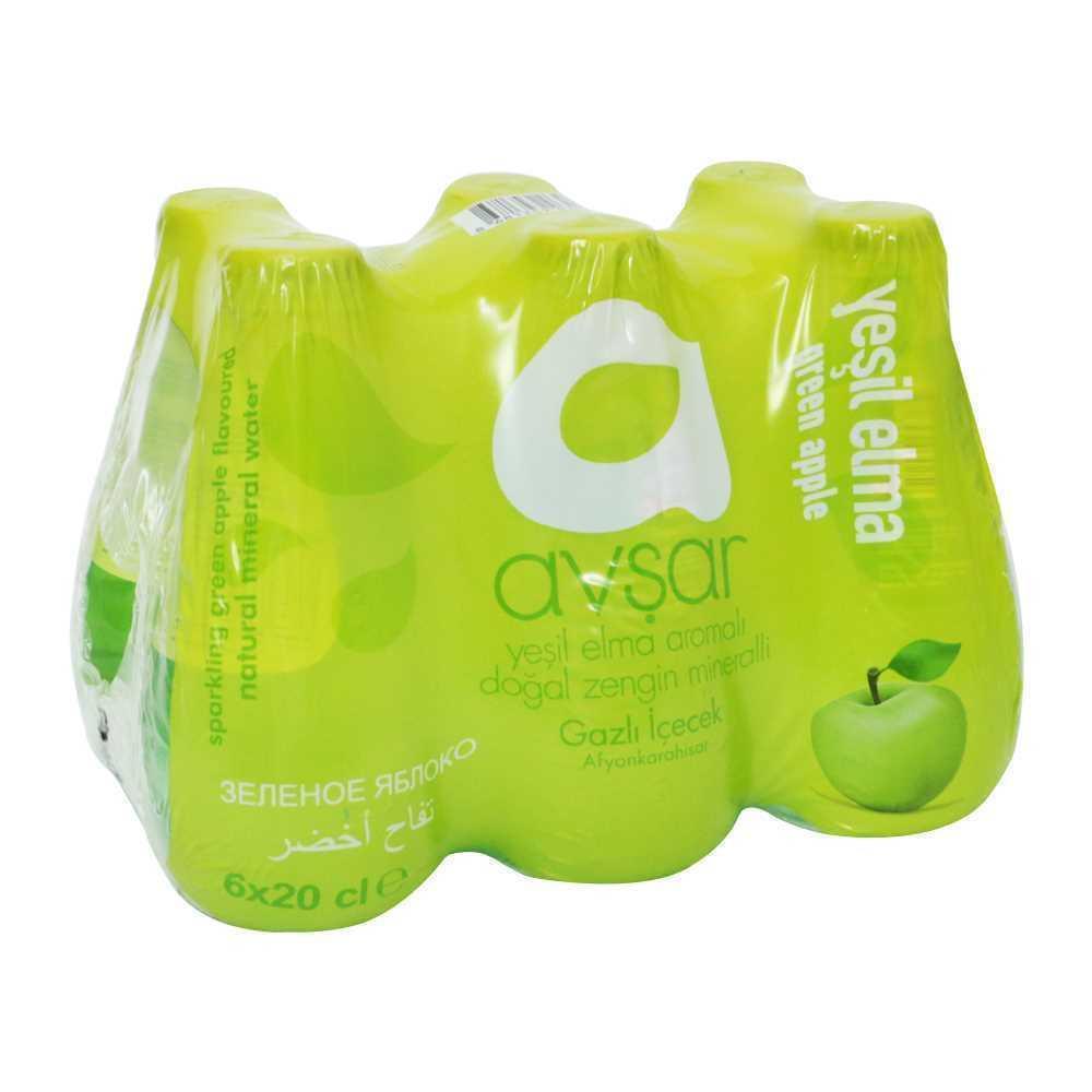 Avşar Meyveli Soda 6*20 Cl Yeşil Elma Aromalı C Plus