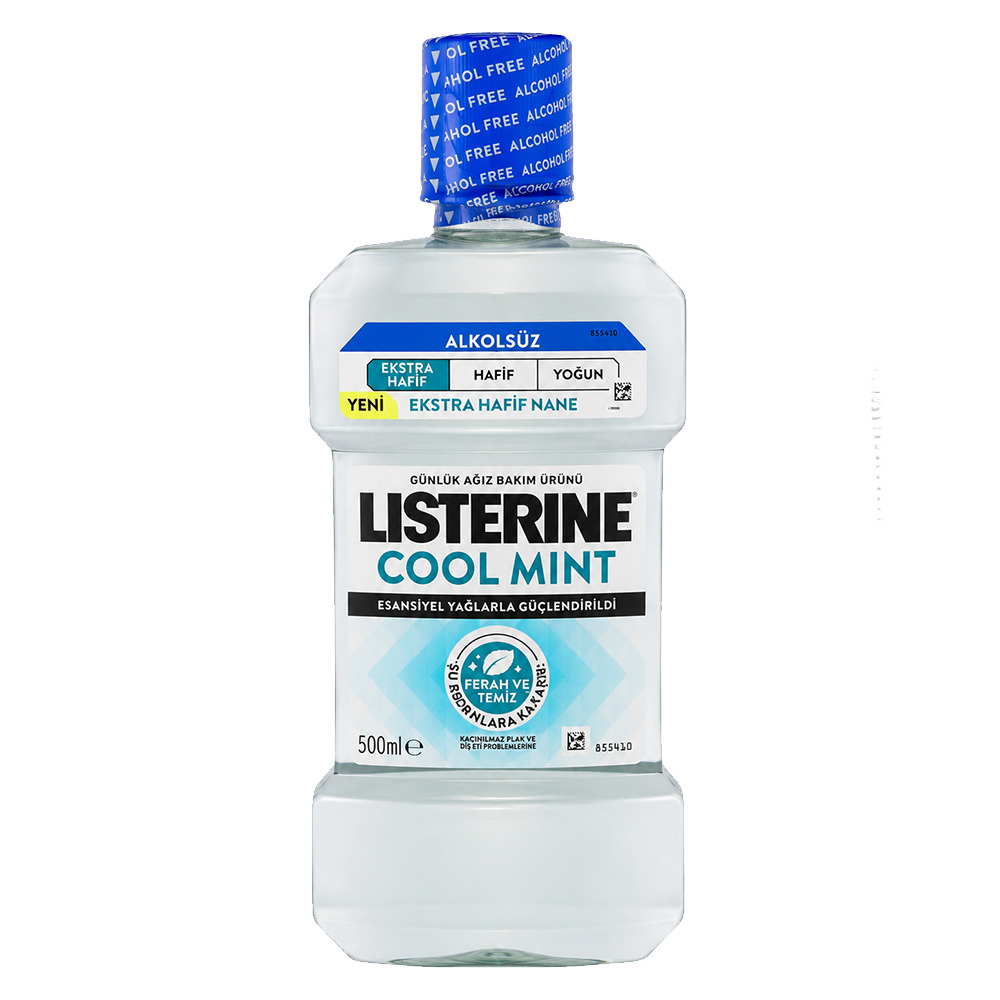 Listerine Total Care Cool Mint Extra Hafif Ağız Gargarası 500 Ml**