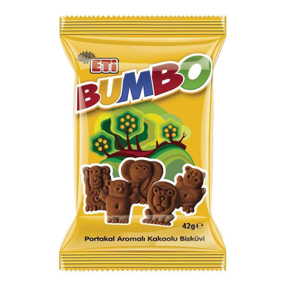 Eti Bumbo Portakal Aromalı Kakaolu Bisküvi 42 Gr