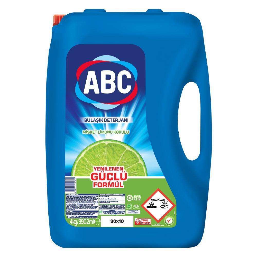 Abc Misket Limon Sıvı Bulaşık Deterjanı 4 Kg