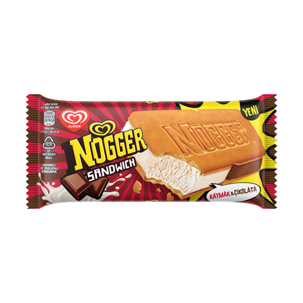 Nogger Sandwich Kaymak 145Ml
