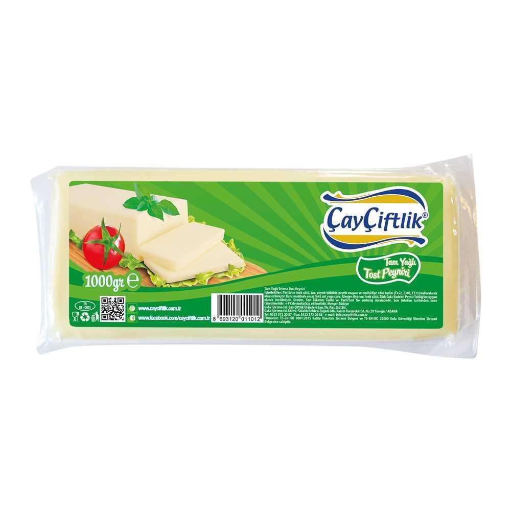 Çay Çiftlik Tost Peyniri 1000 Gr